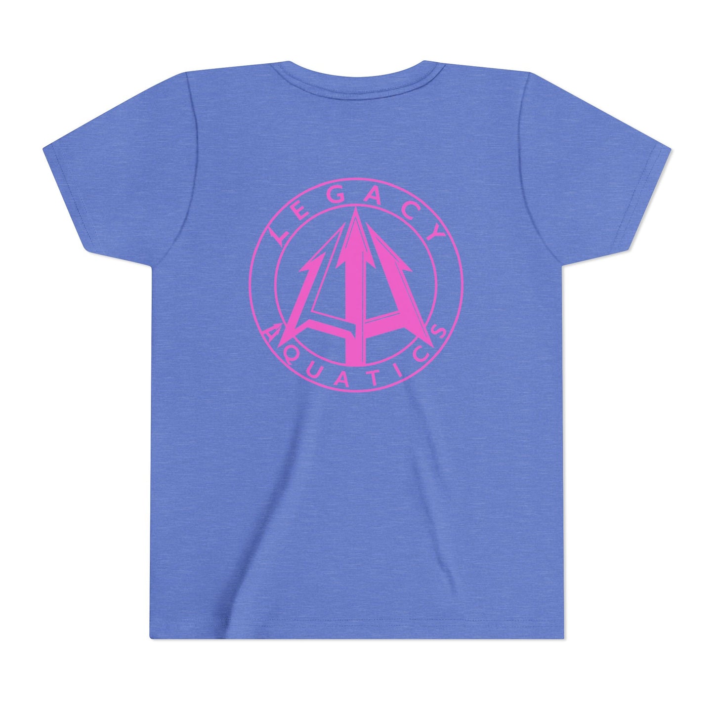 Legacy - Youth Tee - Pink logo