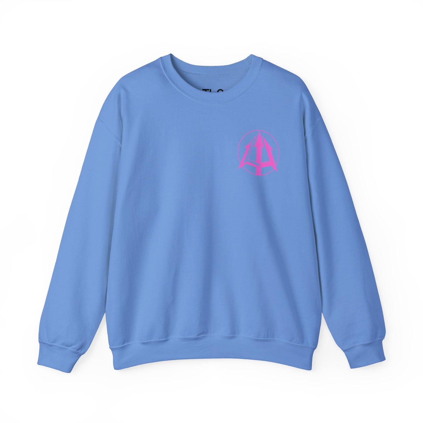 Legacy - Unisex Heavy Blend™ Crewneck Sweatshirt - Pink logo