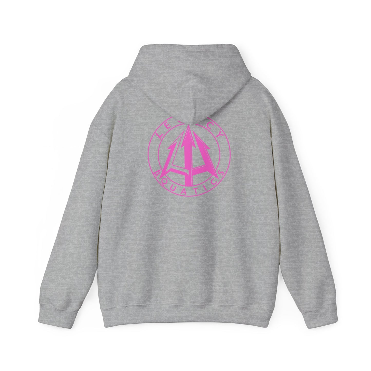 Legacy - Unisex Heavy Blend™ Hoodie - Pink logo