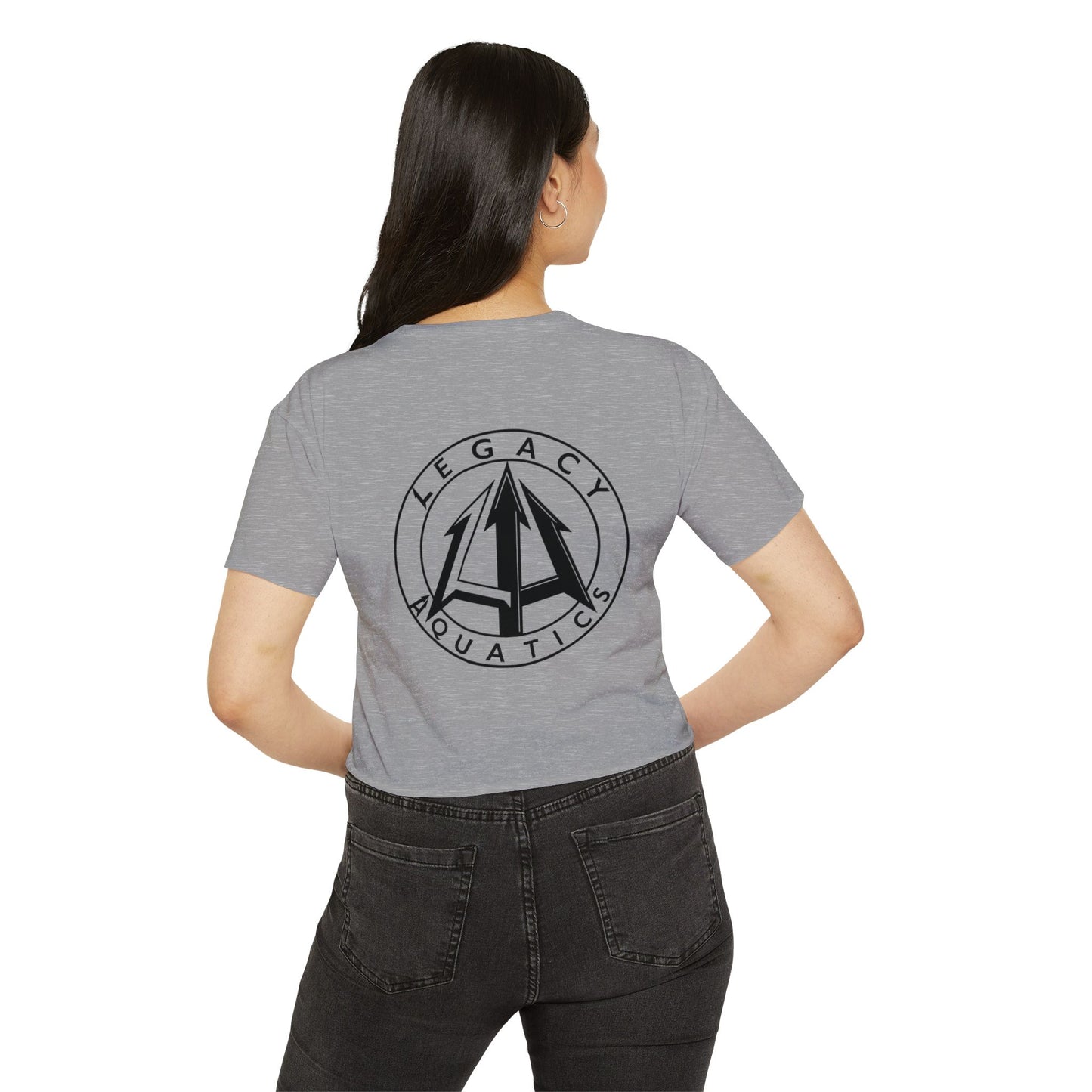 Legacy - Women's Crop Top - Black logo