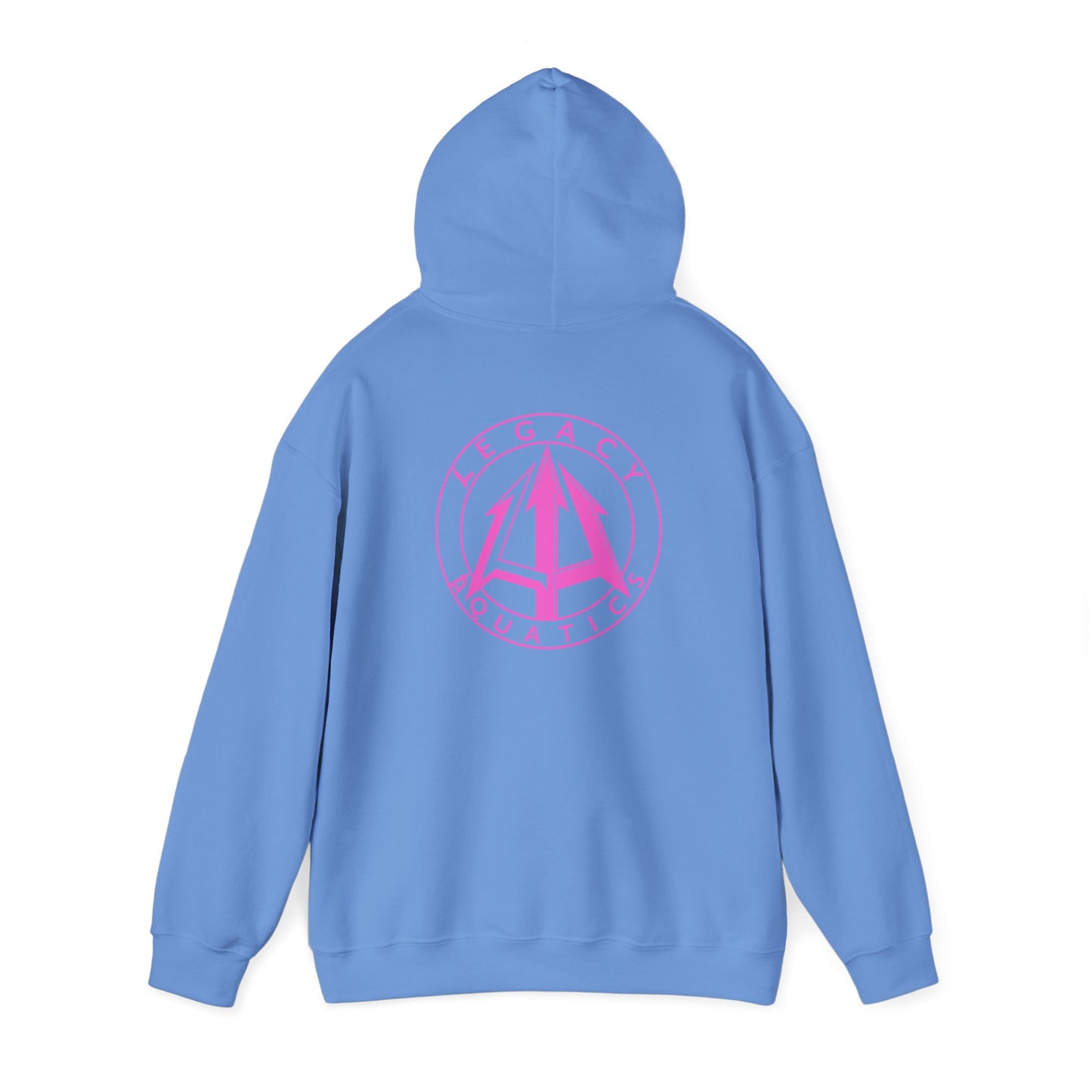 Legacy - Unisex Heavy Blend™ Hoodie - Pink logo