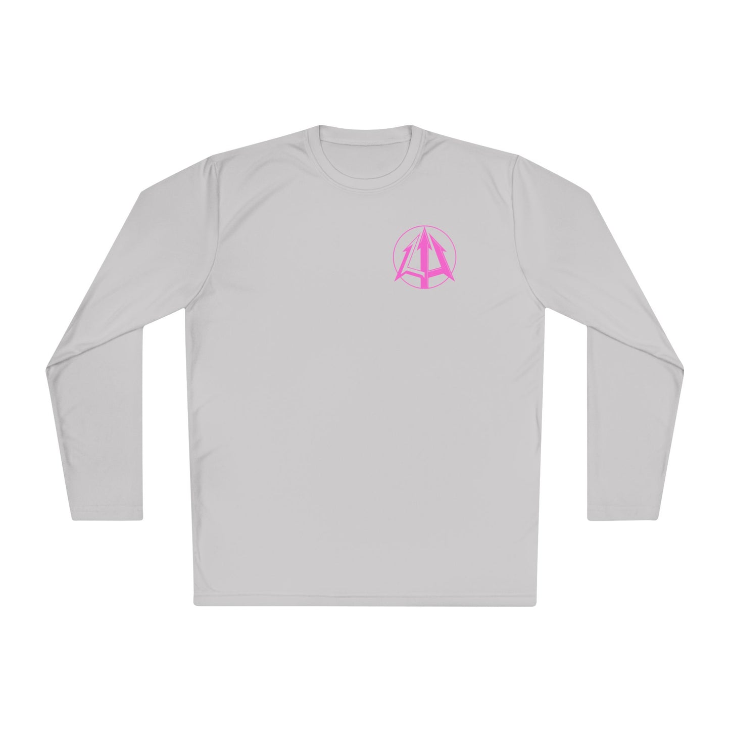 Legacy - Unisex Lightweight Long Sleeve Tee - Pink logo
