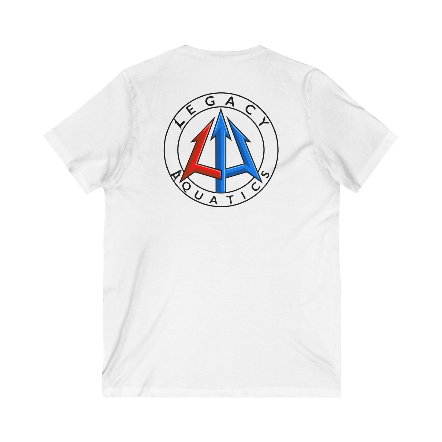 Legacy - Unisex Jersey V-Neck Tee - Classic logo