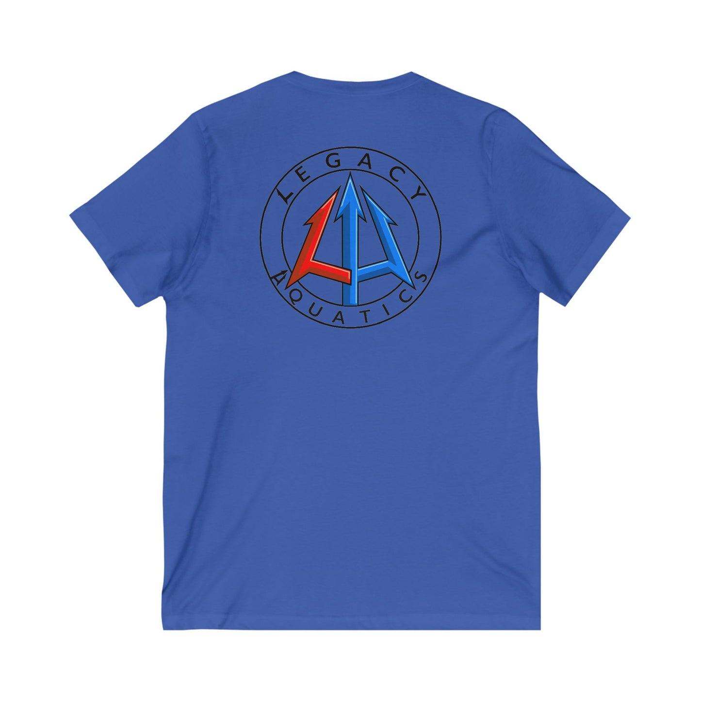 Legacy - Unisex Jersey V-Neck Tee - Classic logo