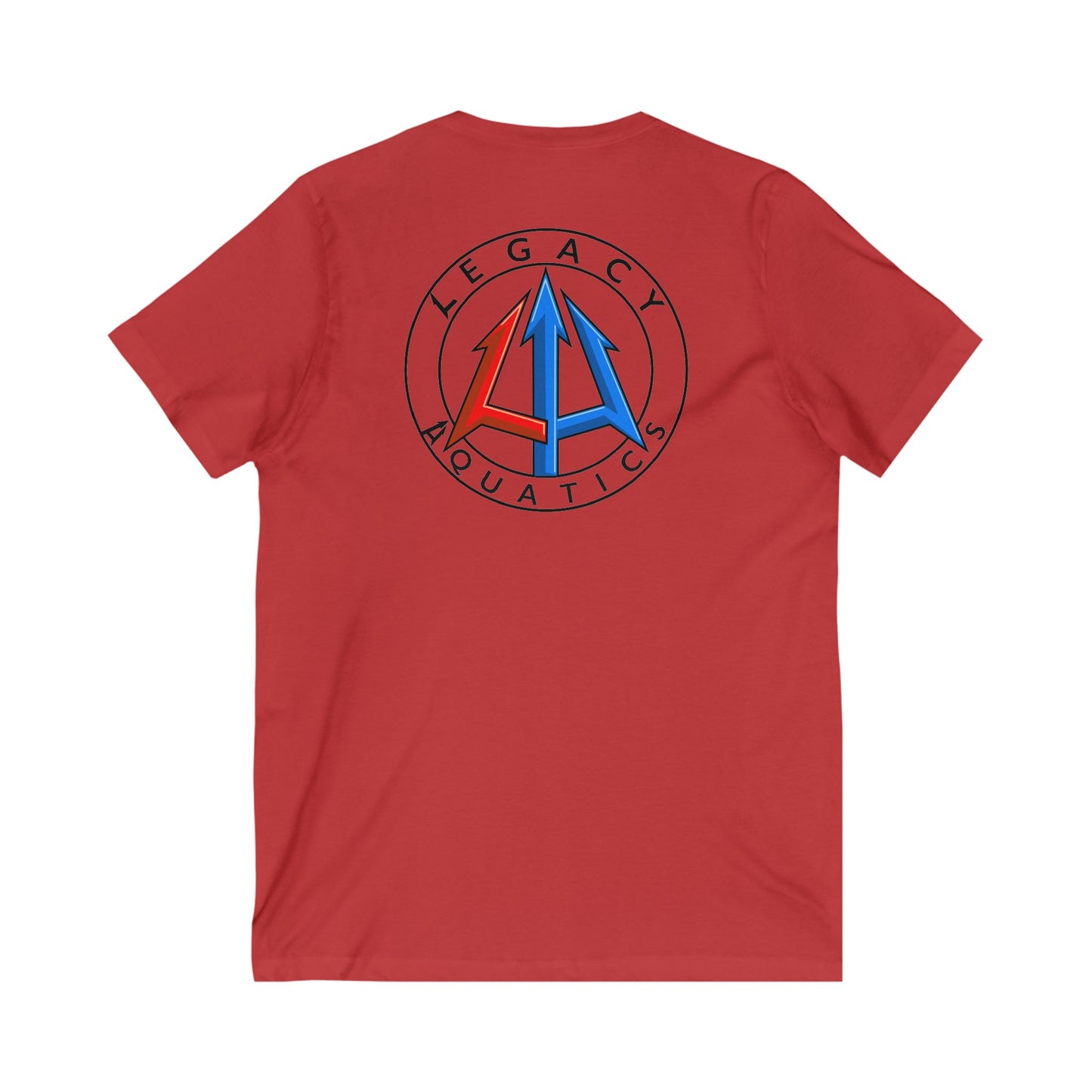 Legacy - Unisex Jersey V-Neck Tee - Classic logo