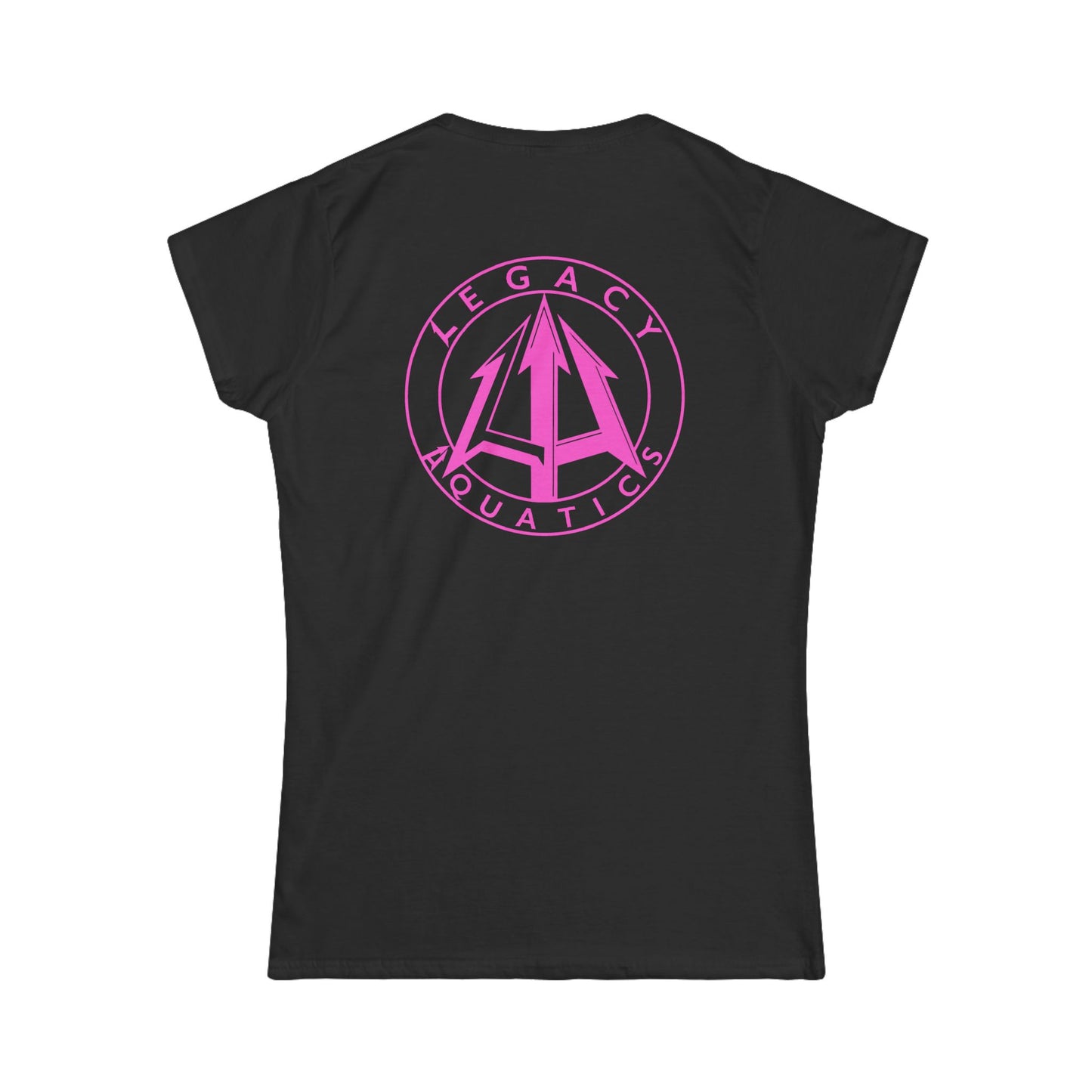 Legacy - Women's Softstyle Tee - Pink logo