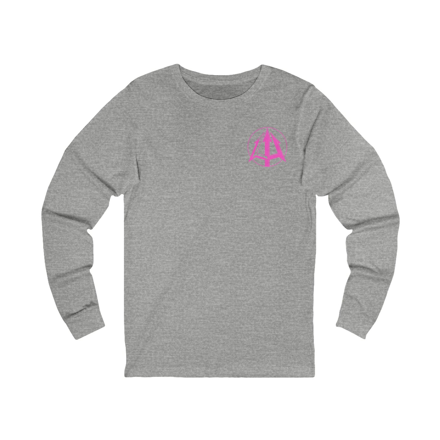 Legacy - Unisex Long Sleeve Tee - Pink logo