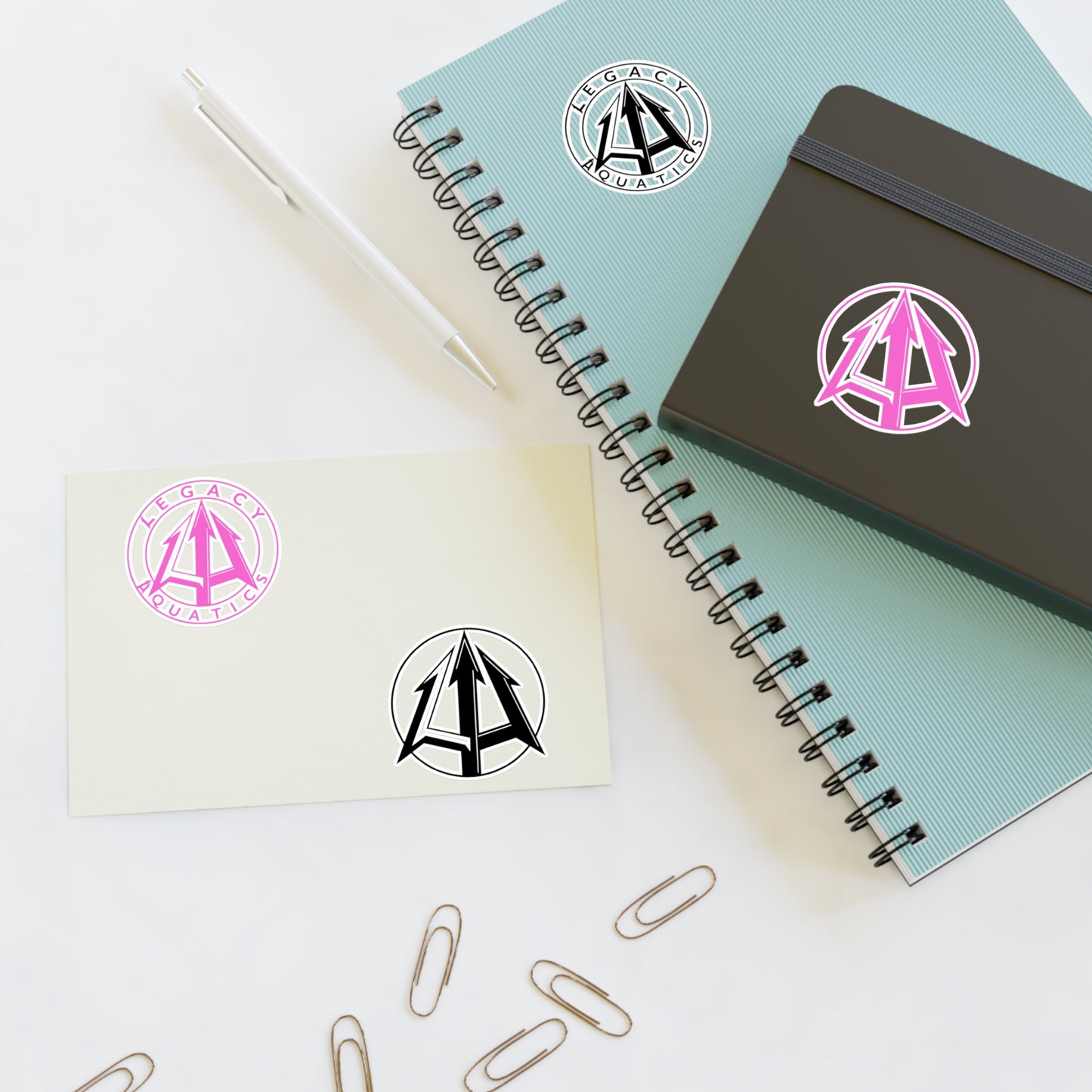 Legacy - Sticker Sheets - Pink & Black logo