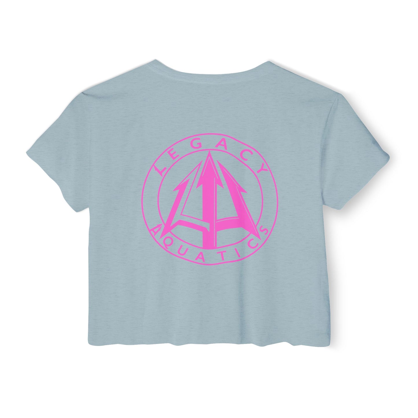 Legacy - Women's Crop Top - Pink logo