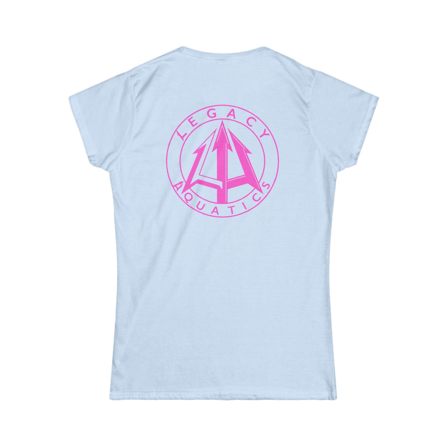 Legacy - Women's Softstyle Tee - Pink logo