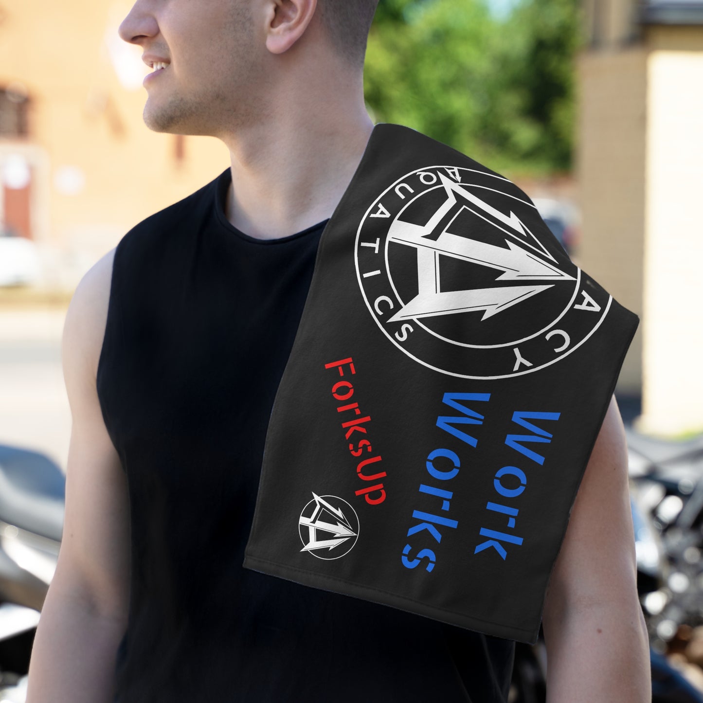 Legacy - Rally Towel - White logo