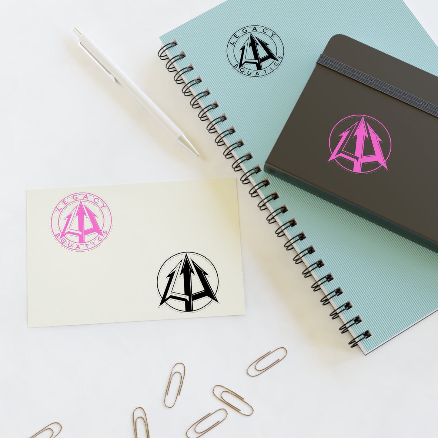 Legacy - Sticker Sheets - Pink & Black logo