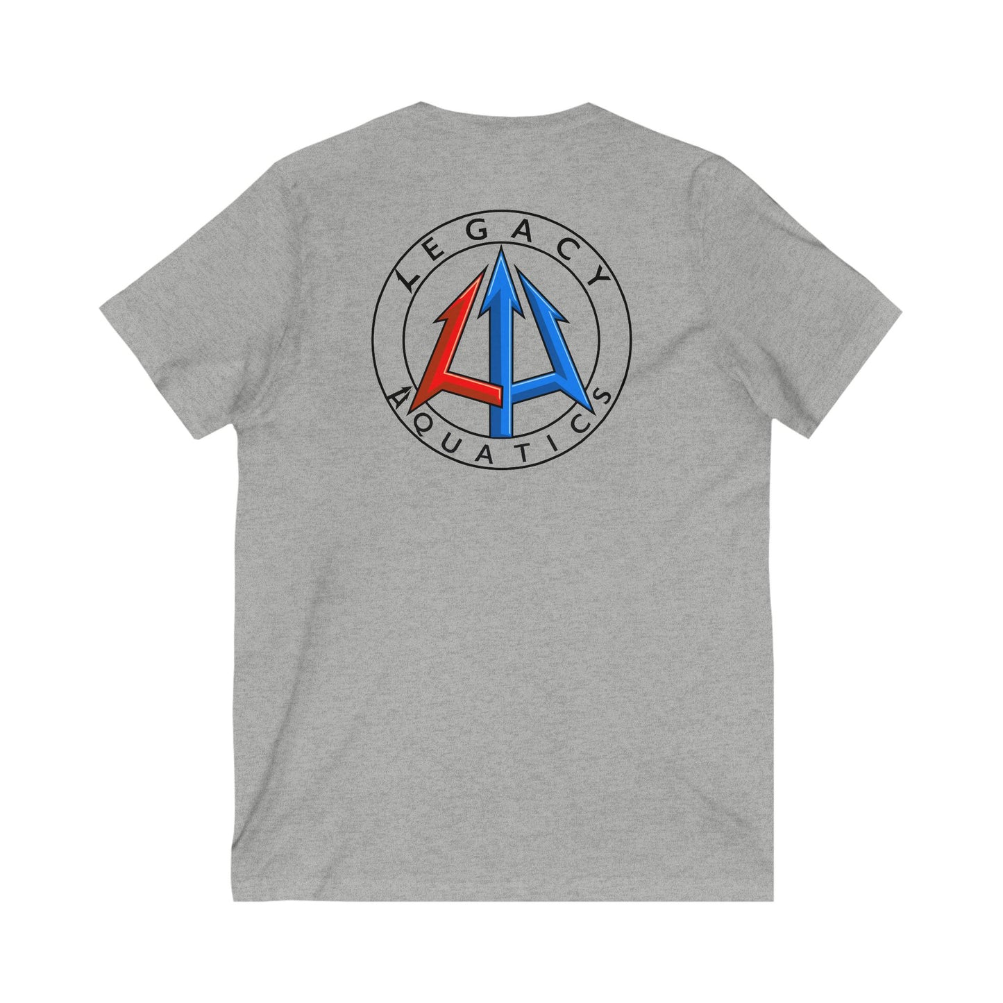 Legacy - Unisex Jersey V-Neck Tee - Classic logo