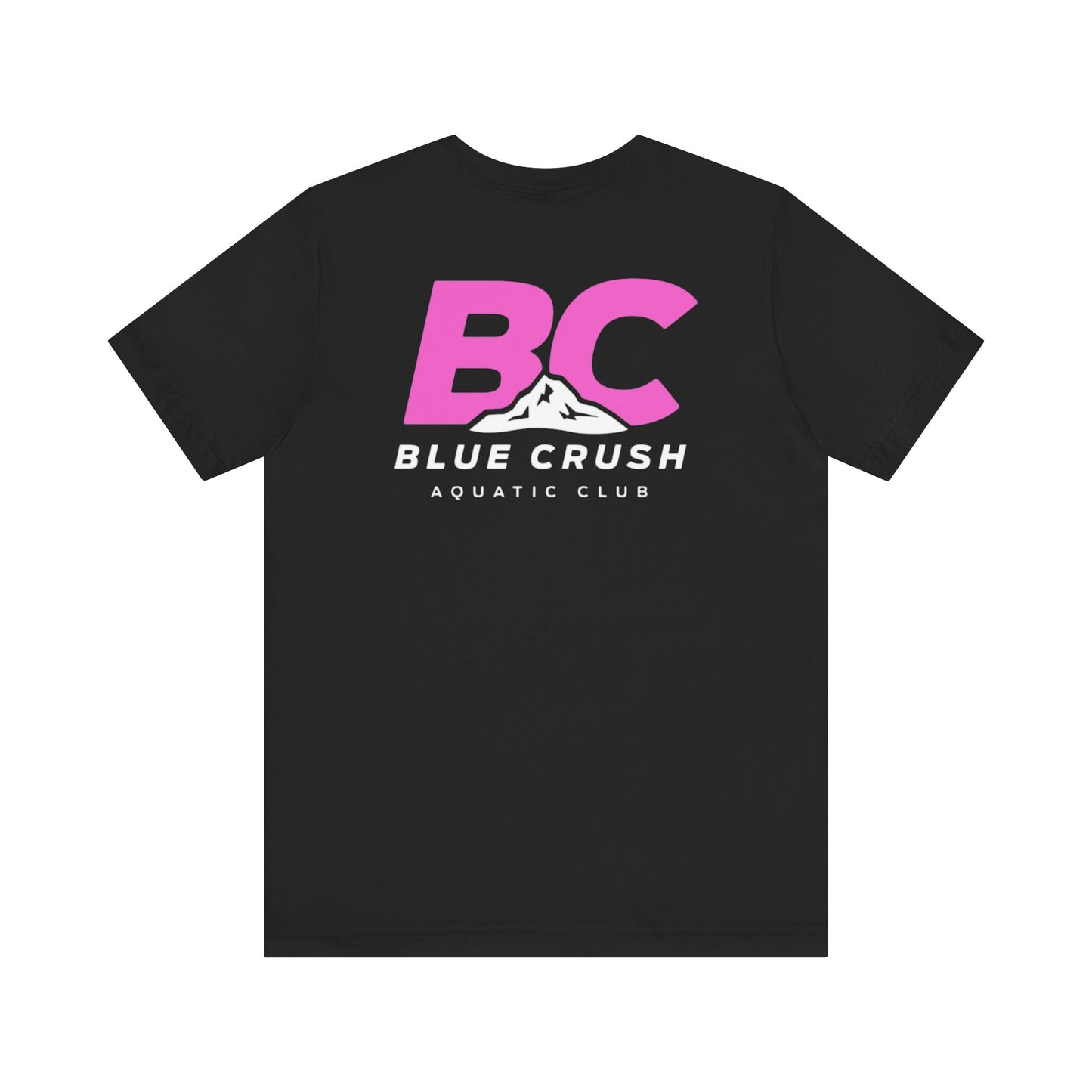 Blue Crush - Unisex Jersey Short Sleeve Tee - Pink logo
