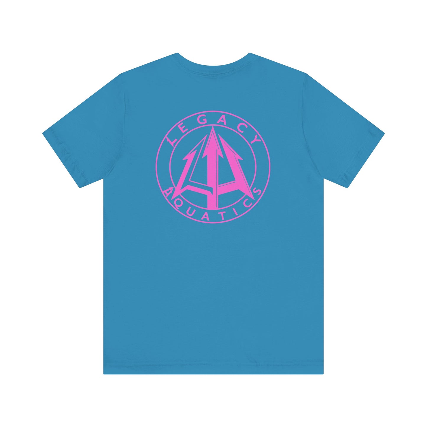 Legacy - Unisex Jersey Tee - Pink logo
