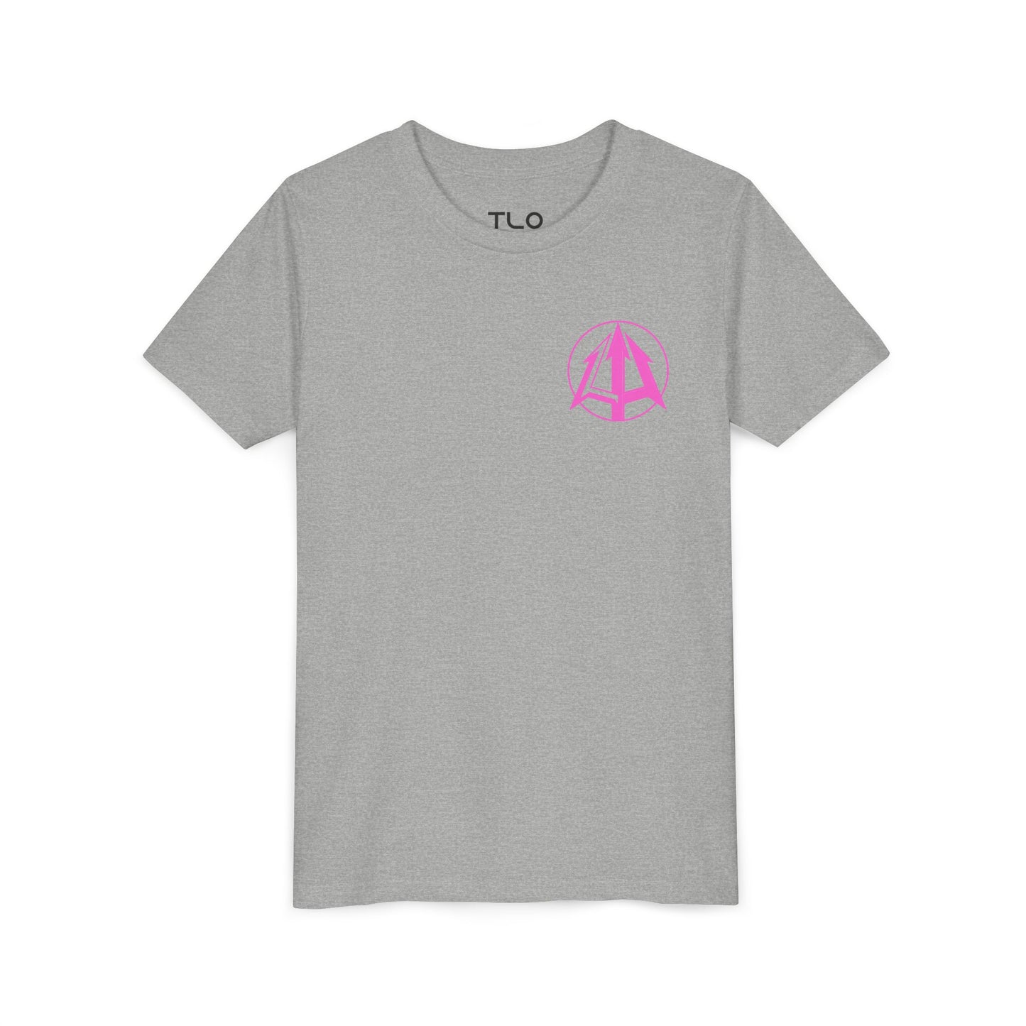 Legacy - Youth Tee - Pink logo