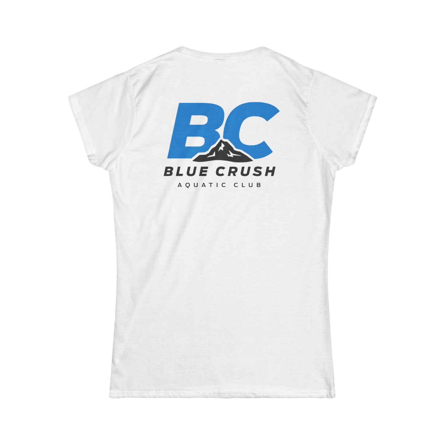 Blue Crush - Women's Soft style Tee - Blue logo