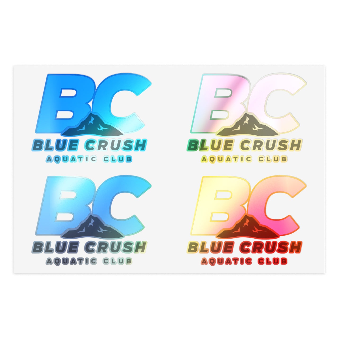 Blue Crush - Sticker Sheets - outline cut