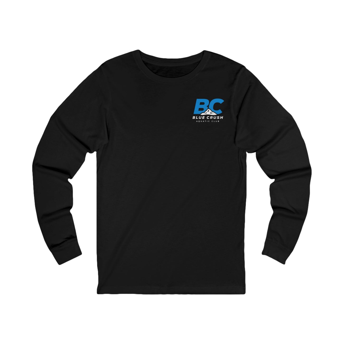 Blue Crush - Unisex Jersey Long Sleeve Tee - Blue logo