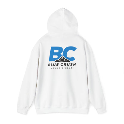 Blue Crush - Unisex Heavy Blend Hoodie - Blue Logo
