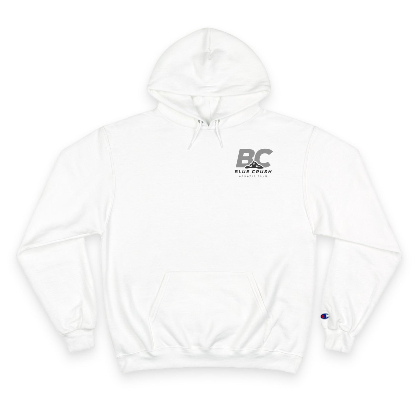 Blue Crush - Champion Hoodie - Gray logo