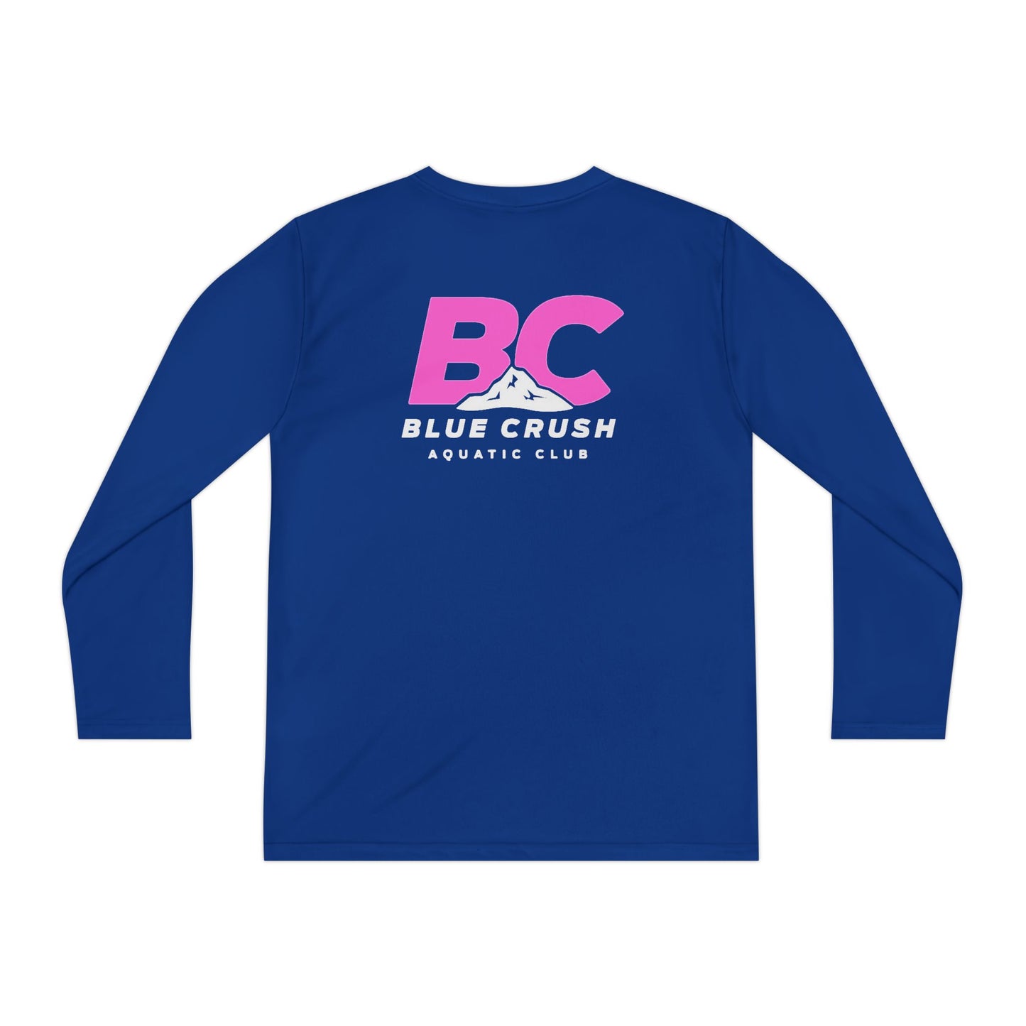 Blue Crush - Youth Long Sleeve Tee - Pink logo