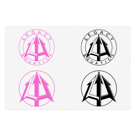 Legacy - Sticker Sheets - Pink & Black logo