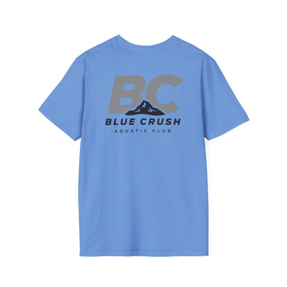 Blue Crush - Unisex Soft style T-Shirt - Gray logo