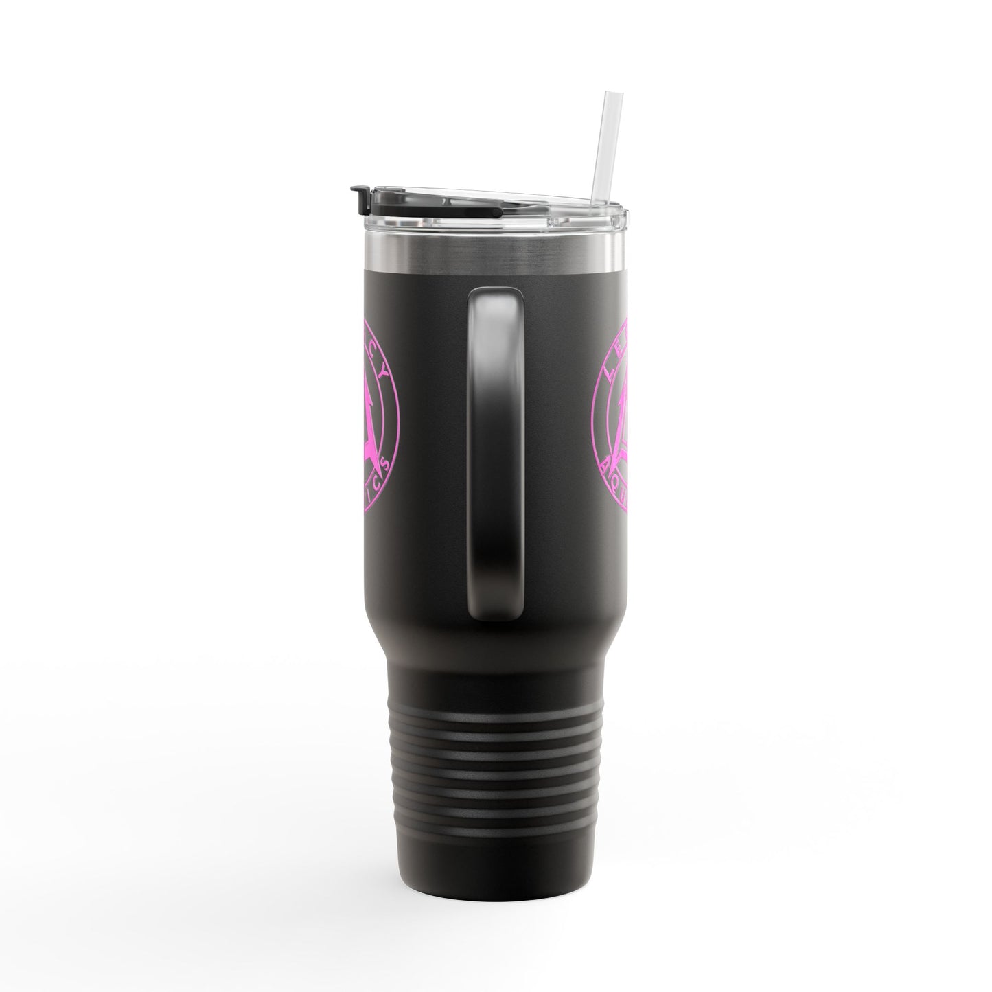 Legacy - 40oz Travel Mug - Pink logo