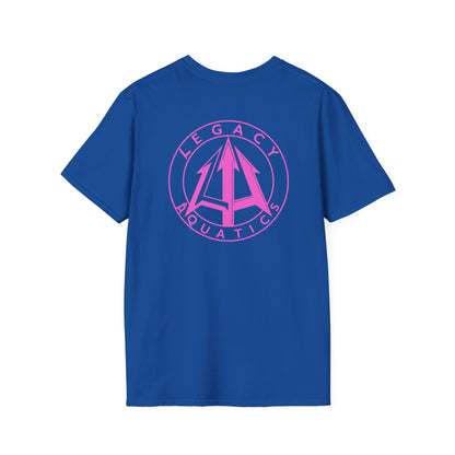 Legacy - Unisex Softstyle T-Shirt - Pink logo