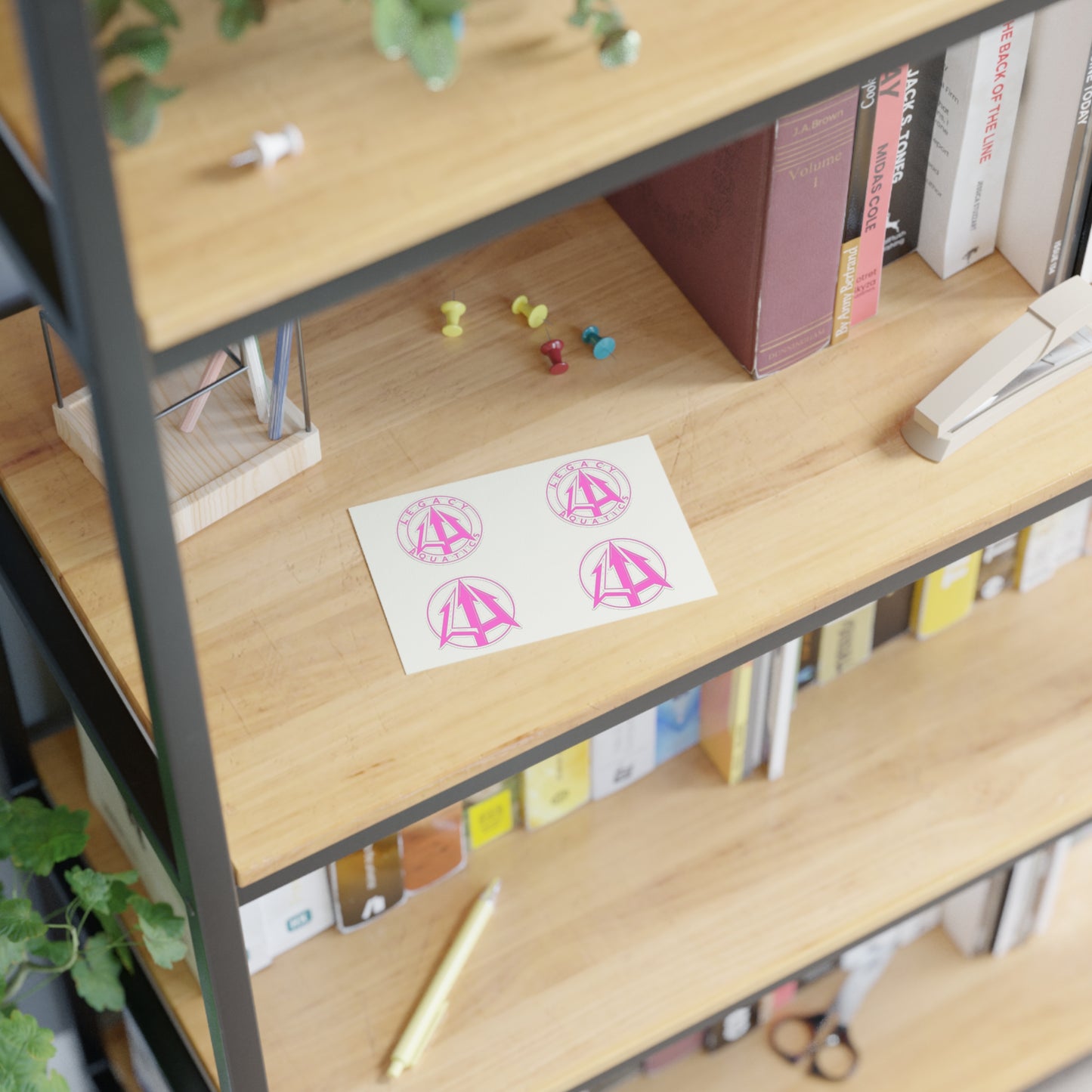 Legacy - Sticker Sheets - Pink logo