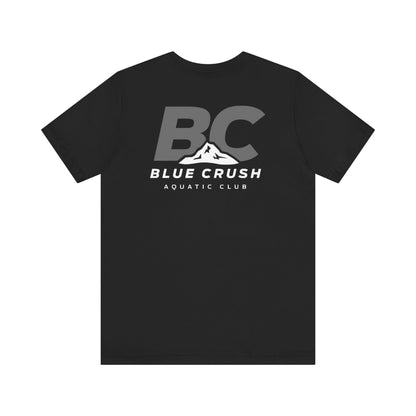 Blue Crush - Unisex Jersey Short Sleeve Tee - Gray logo