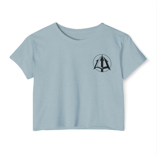Legacy - Women's Crop Top - Black logo