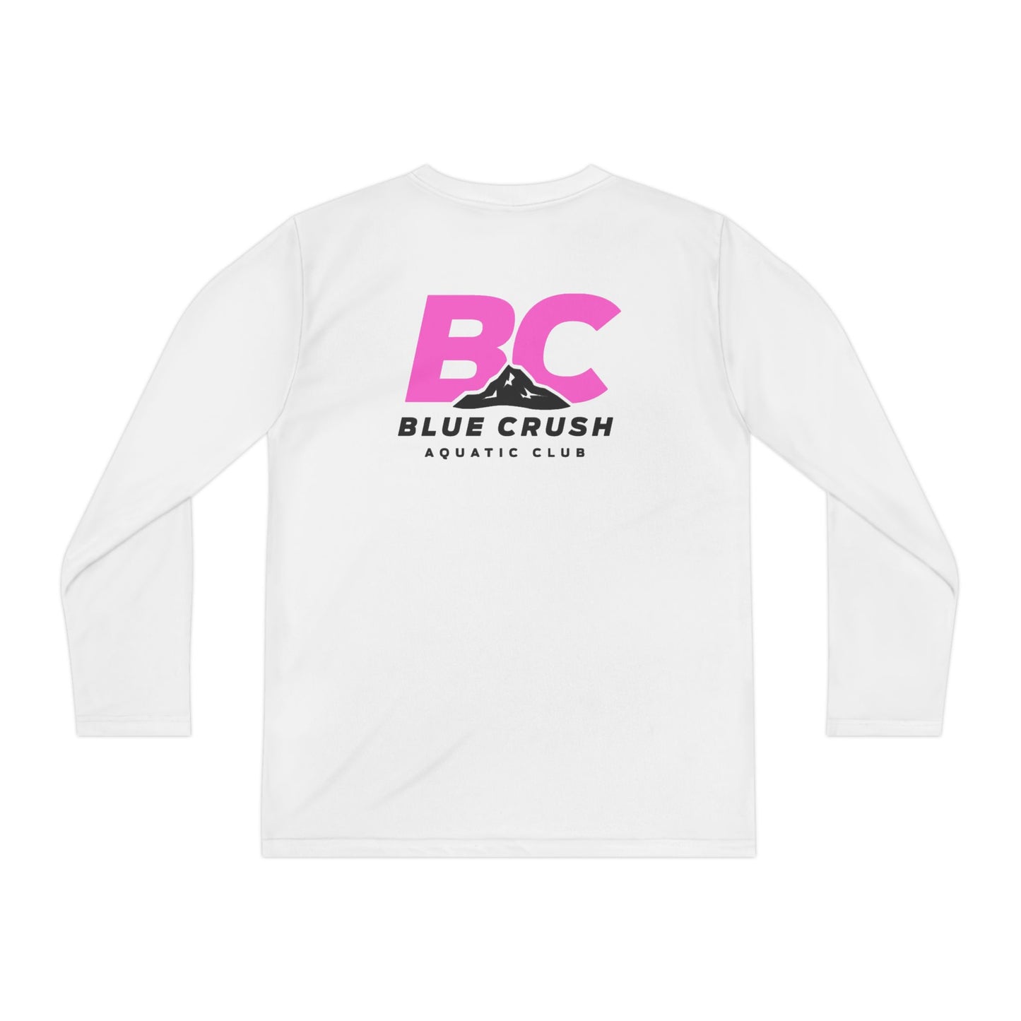 Blue Crush - Youth Long Sleeve Tee - Pink logo