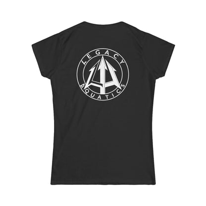 Legacy - Women's Softstyle Tee - Black logo