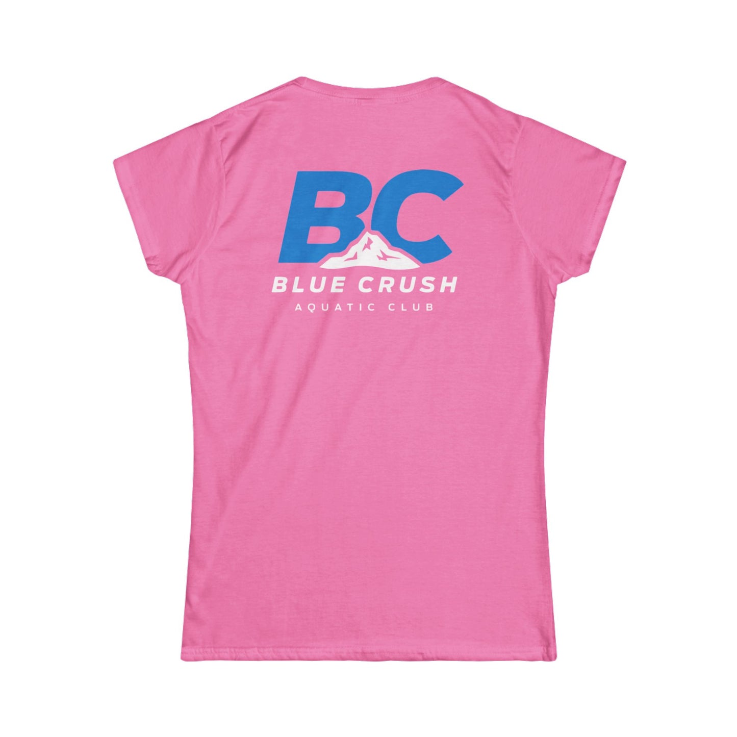 Blue Crush - Women's Soft style Tee - Blue logo