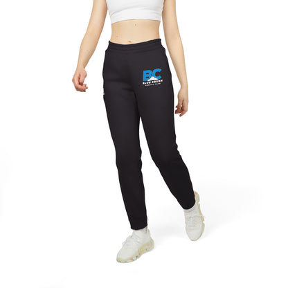 Blue Crush - Adidas Unisex Fleece Joggers - Blue logo