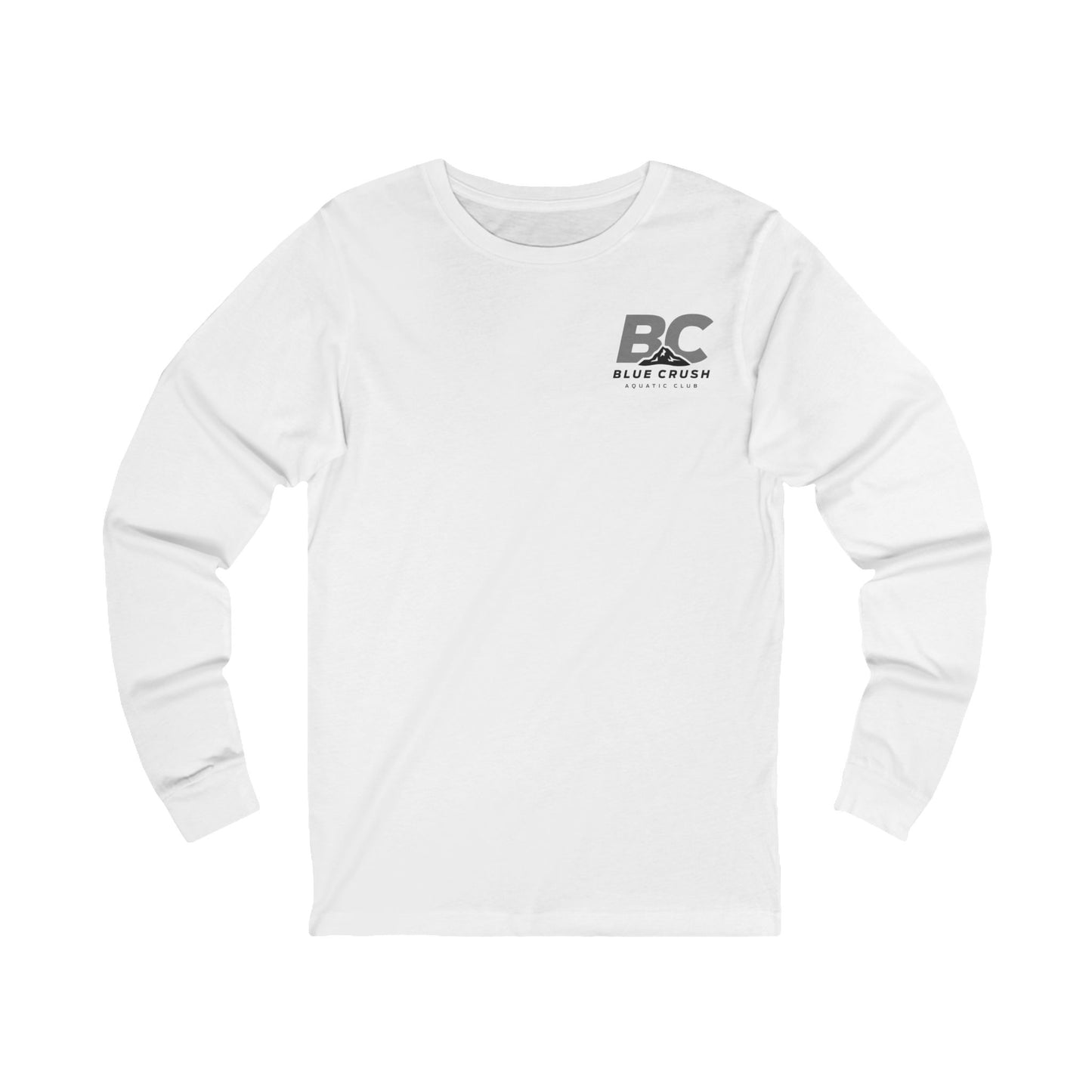 Blue Crush - Unisex Jersey Long Sleeve Tee - Gray logo