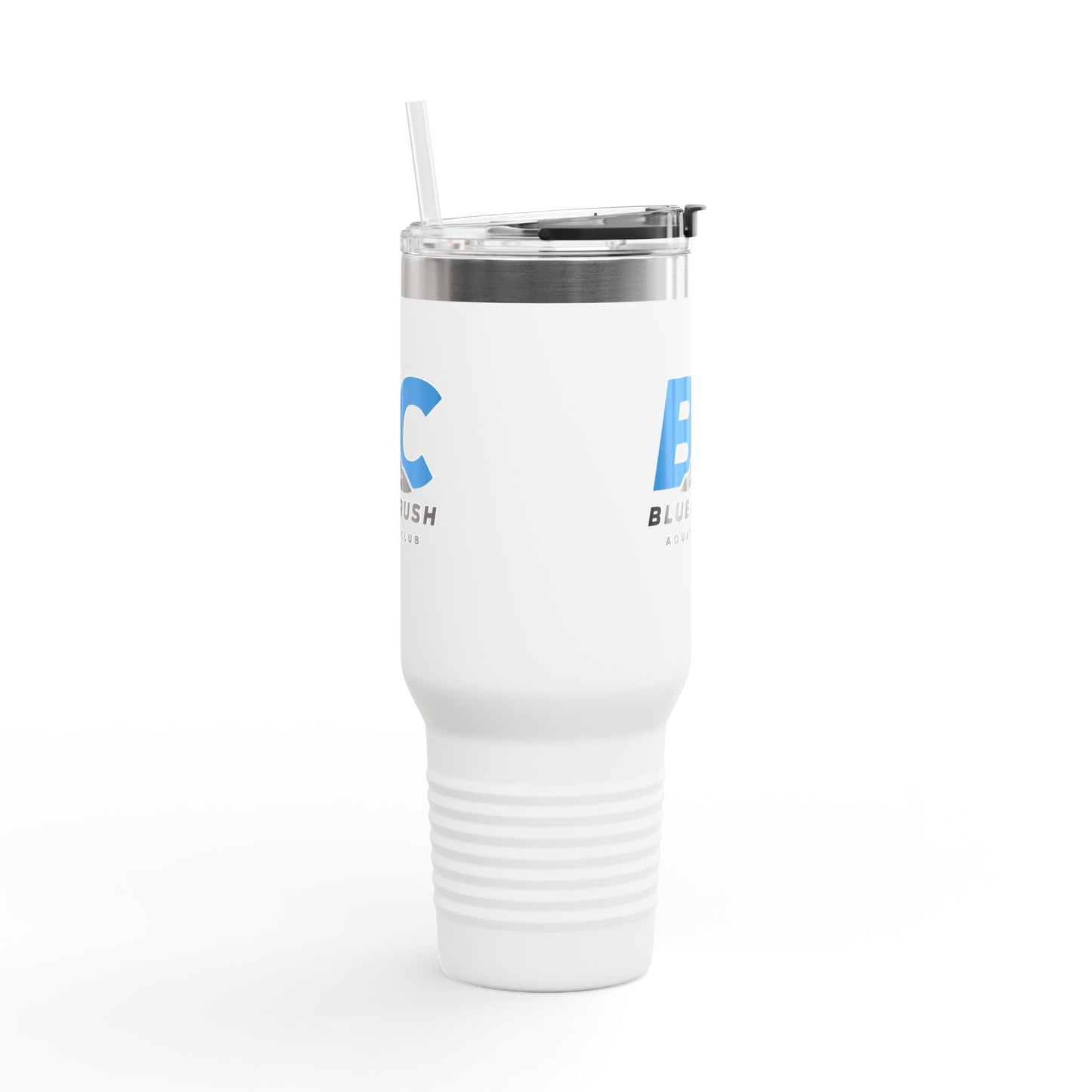 Blue Crush - 40 oz Insulated Travel Mug - Blue logo