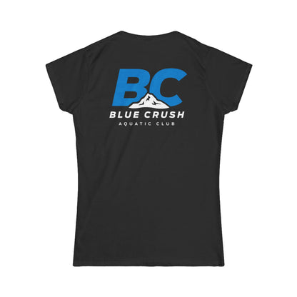 Blue Crush - Women's Soft style Tee - Blue logo