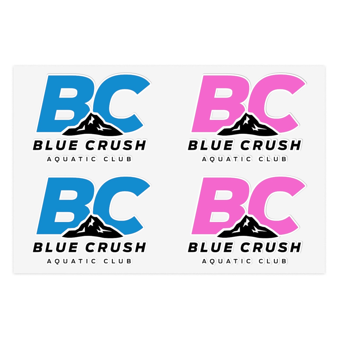 Blue Crush - Sticker Sheets - outline cut