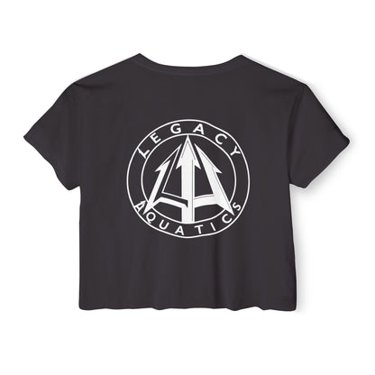 Legacy - Women's Crop Top - Black logo
