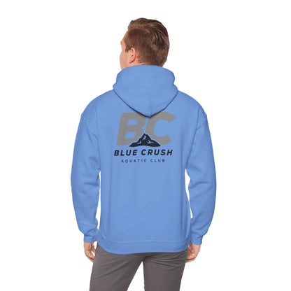 Blue Crush - Unisex Heavy Blend Hoodie - Gray logo