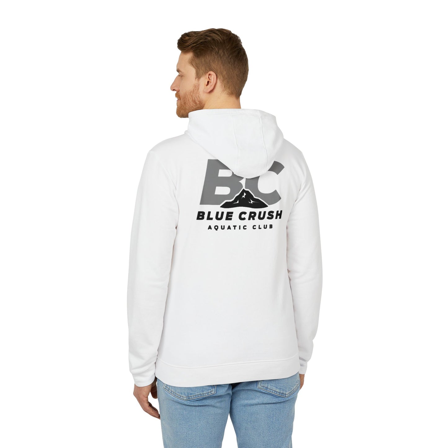 Blue Crush - Adidas Unisex Hoodie - Gray logo