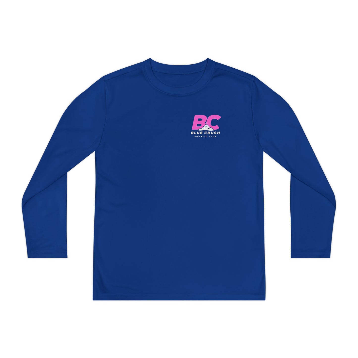 Blue Crush - Youth Long Sleeve Tee - Pink logo