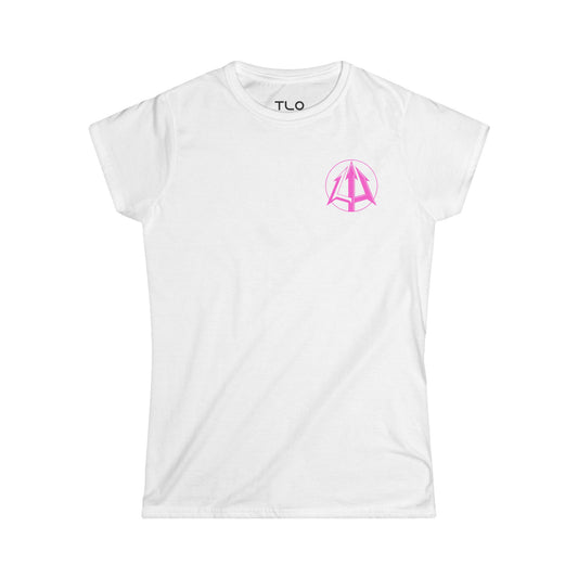 Legacy - Women's Softstyle Tee - Pink logo
