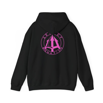Legacy - Unisex Heavy Blend™ Hoodie - Pink logo