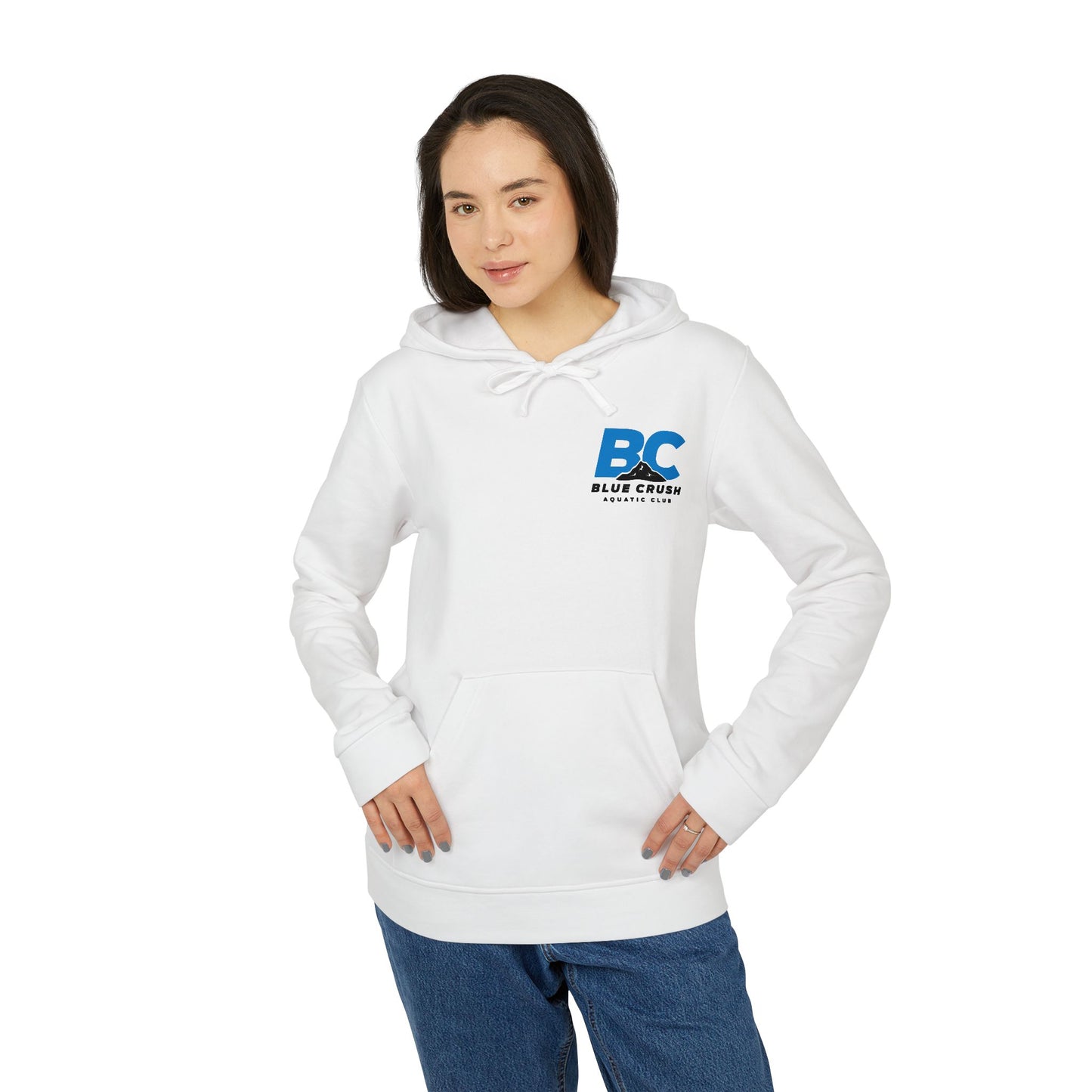 Blue Crush - Adidas Unisex Hoodie - Blue logo