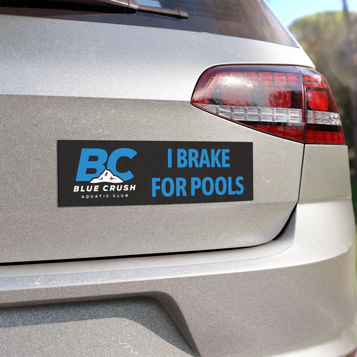 Blue Crush - Car Magnet - 'I Brake for Pools'