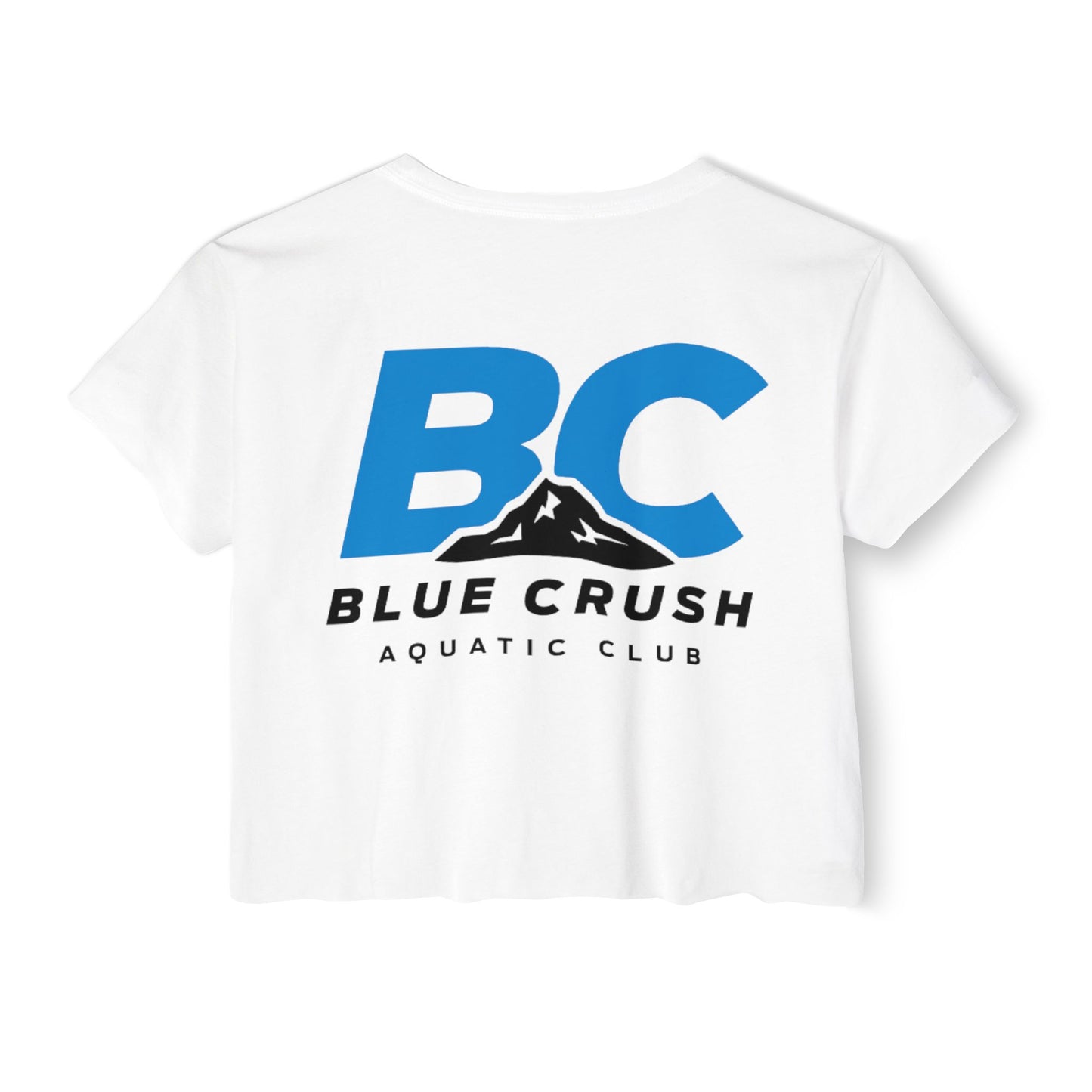 Blue Crush - Women's Crop Top - Blue logo